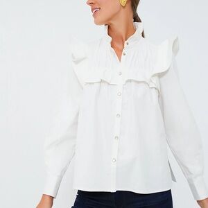 White Winnie Blouse - Tuckernuck